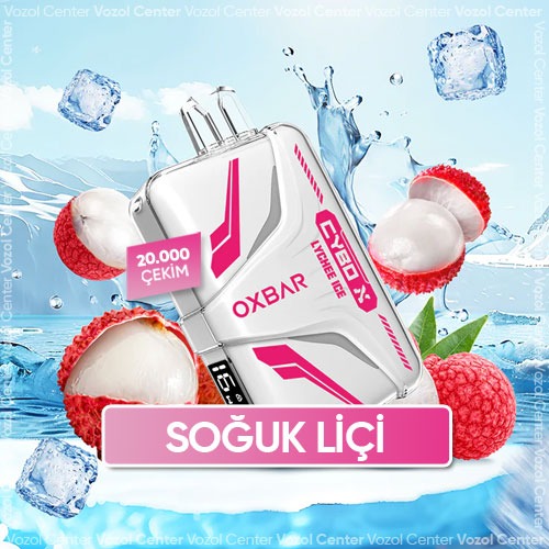 Oxbar Cybo-x 20000 Puff Lychee İce