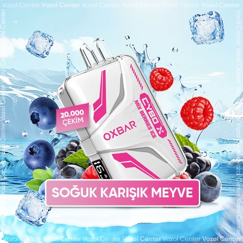 Oxbar Cybo-x 20000 Puff Mixed Berries İce