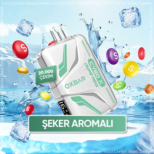 Oxbar Cybo-X 20000 Puff Lollipop Freeze