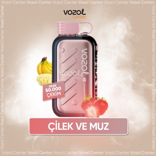 Vozol Gear Ice & Sweet 50000 Strawberry Banana