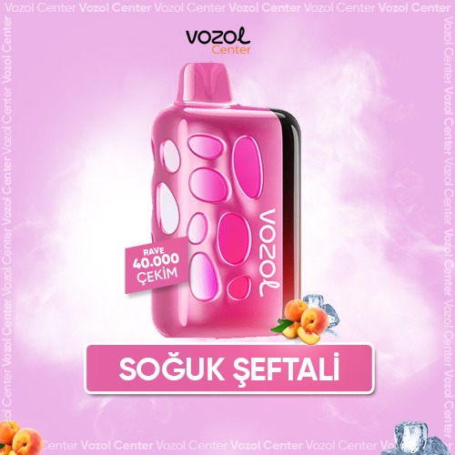 Vozol Rave 40000 Peach İce